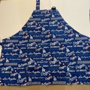 Los Angeles Dodgers Blue Barbeque Apron